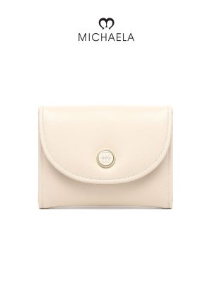 MICHAELA Oval Flap Small Wallet 00